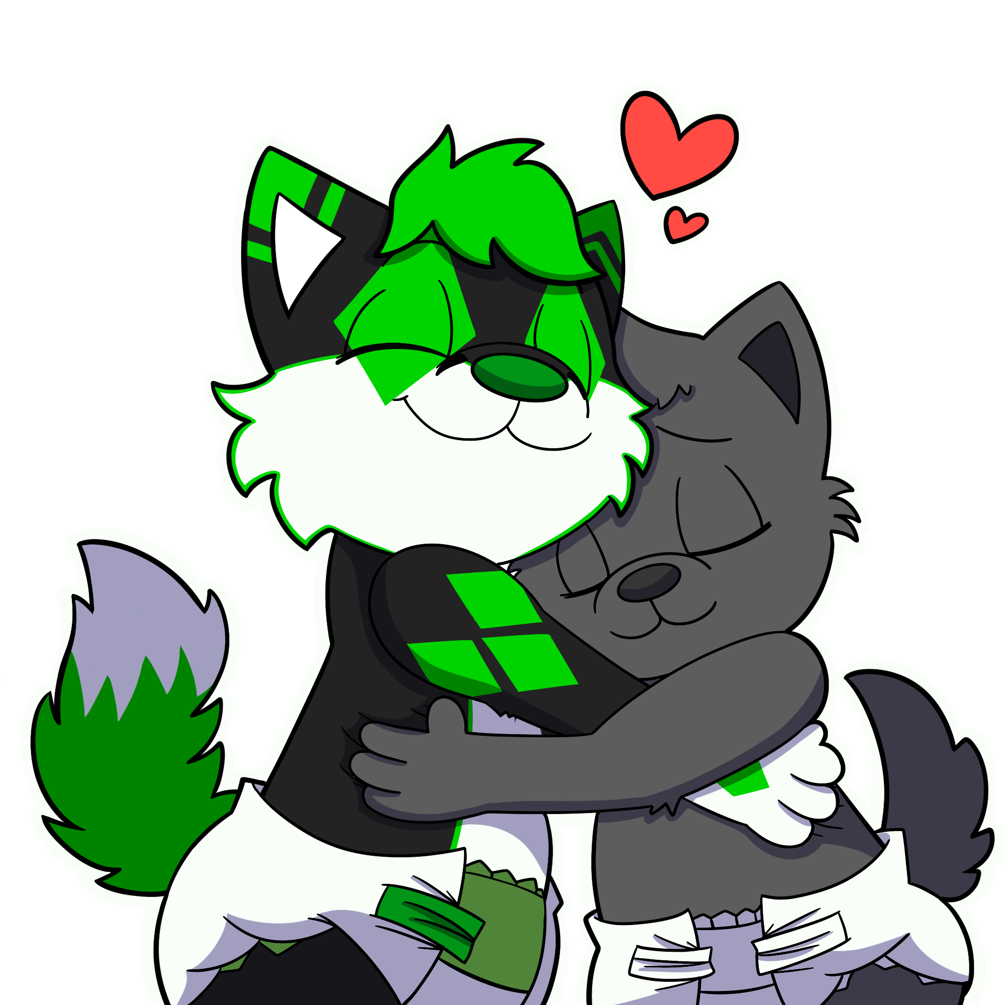 Hug Sticker YCH