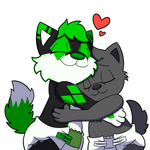 Hug Sticker YCH