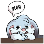 Sigh Sticker