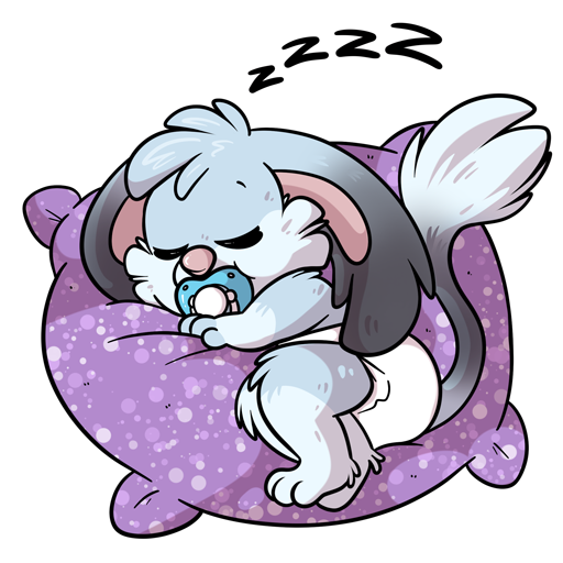 Sleepy Baby Sticker