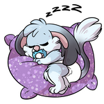 Sleepy Baby Sticker