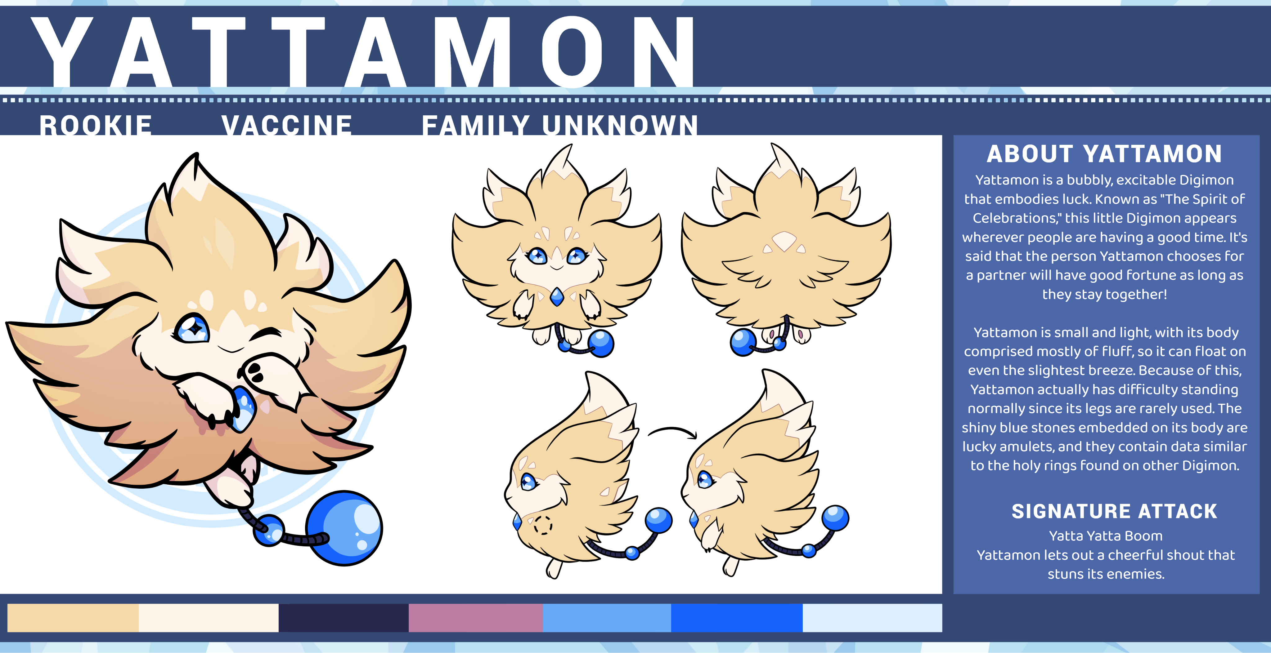 Yattamon Ref Sheet