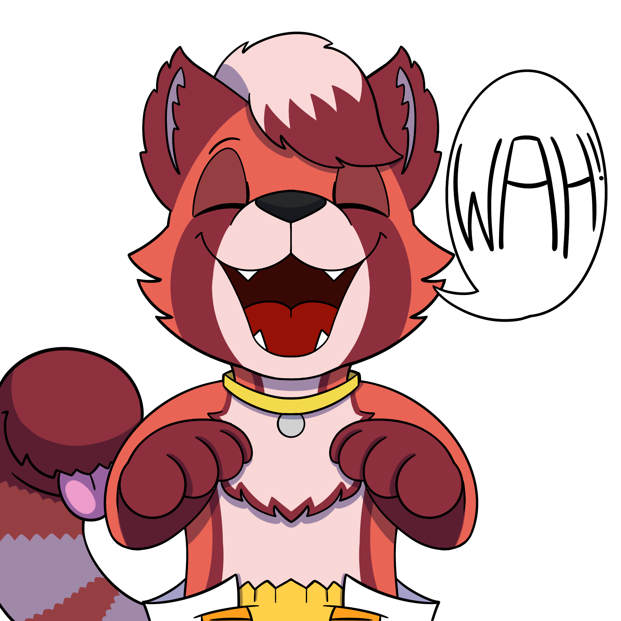 Wah Sticker YCH
