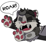 Roar Sticker