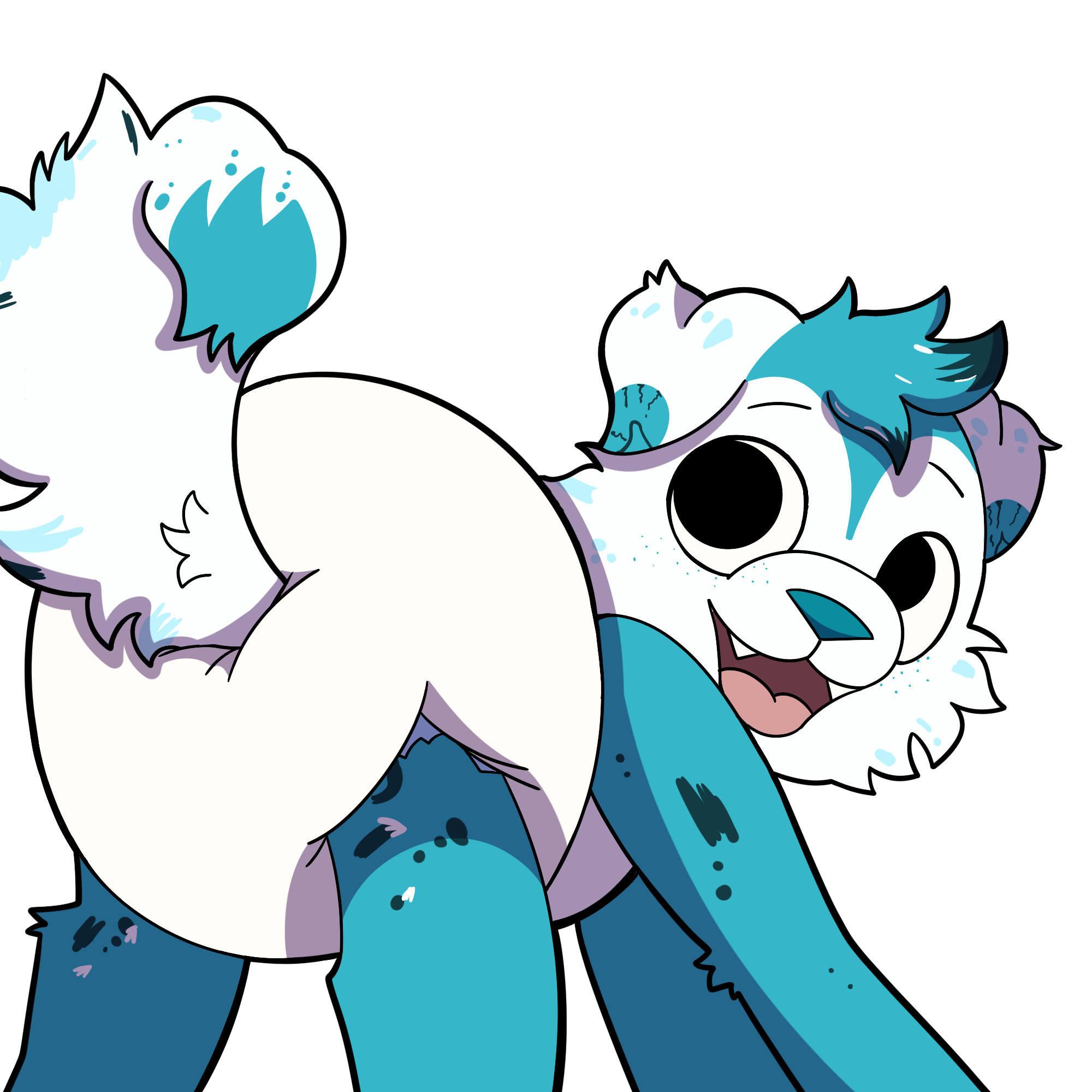 Diaper Butt Sticker YCH