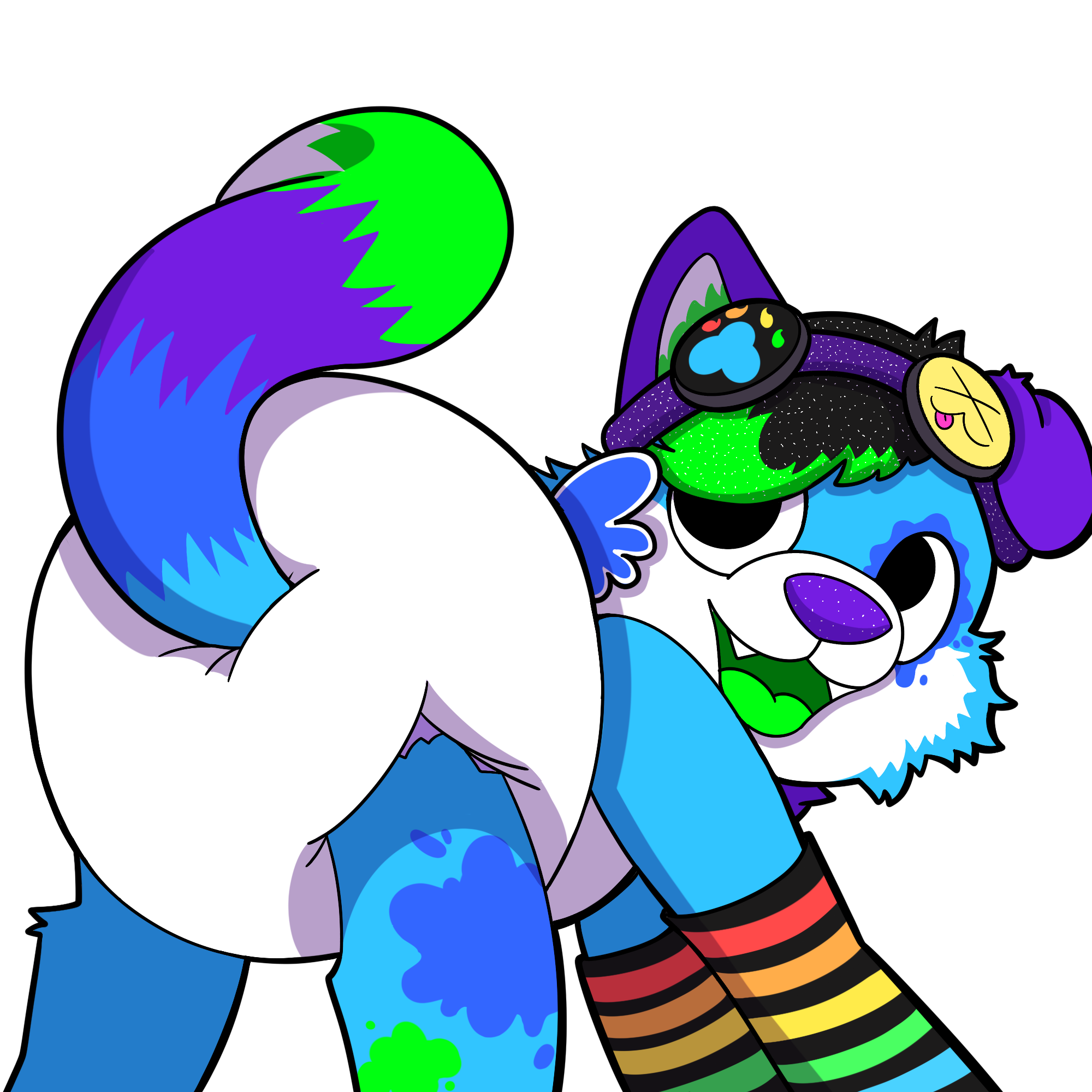 Diaper Butt YCH Sticker