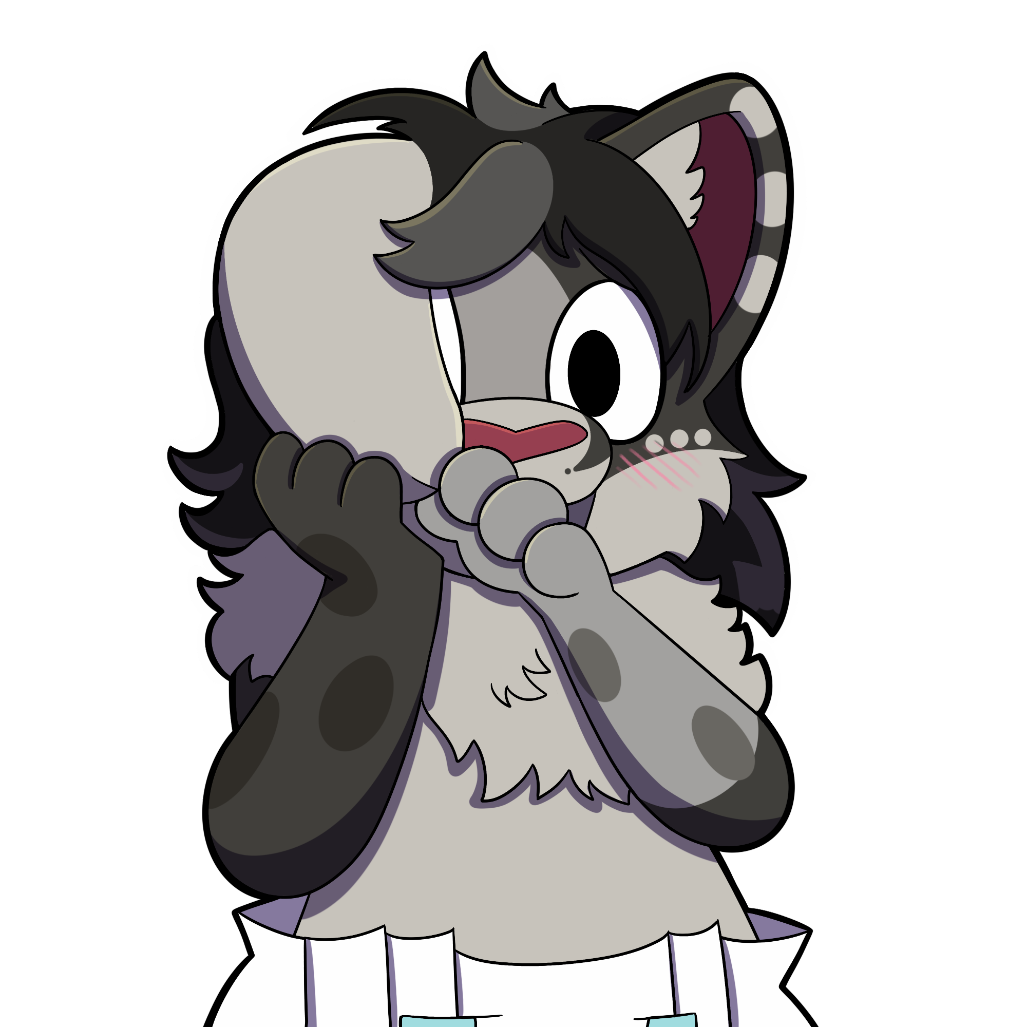 Shy Ear Sticker