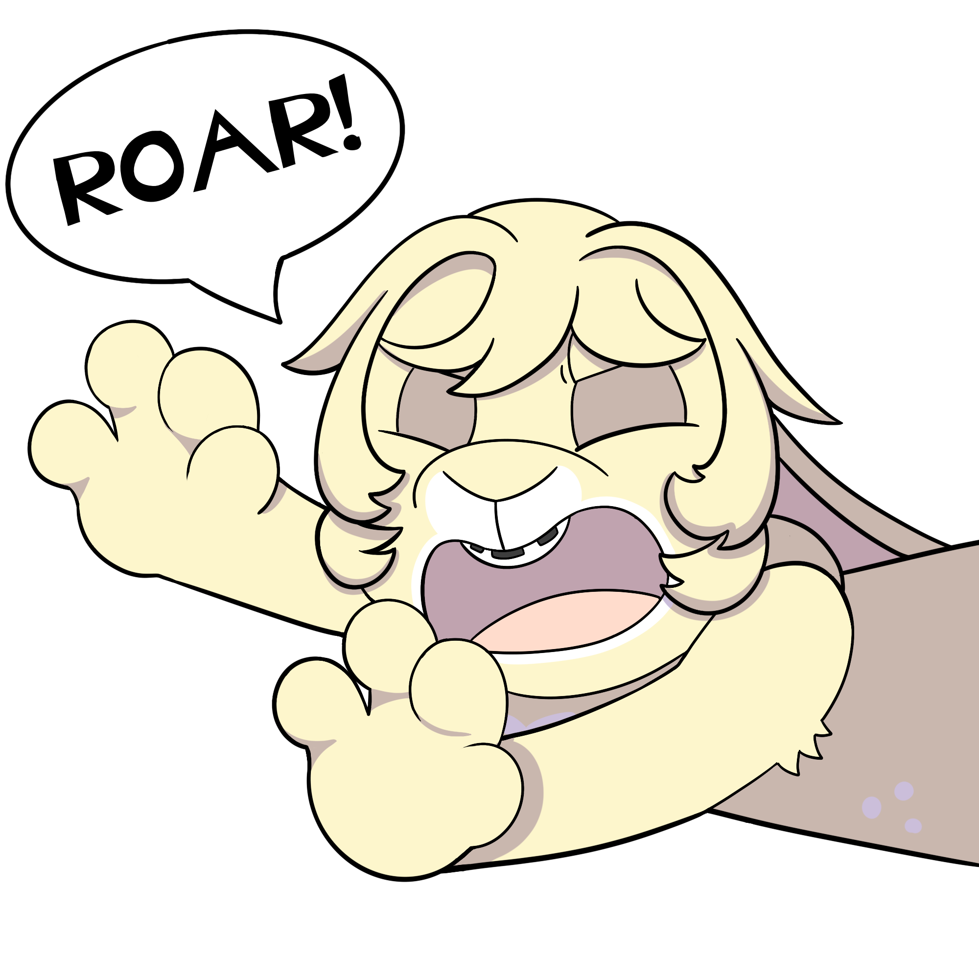 Roar Sticker