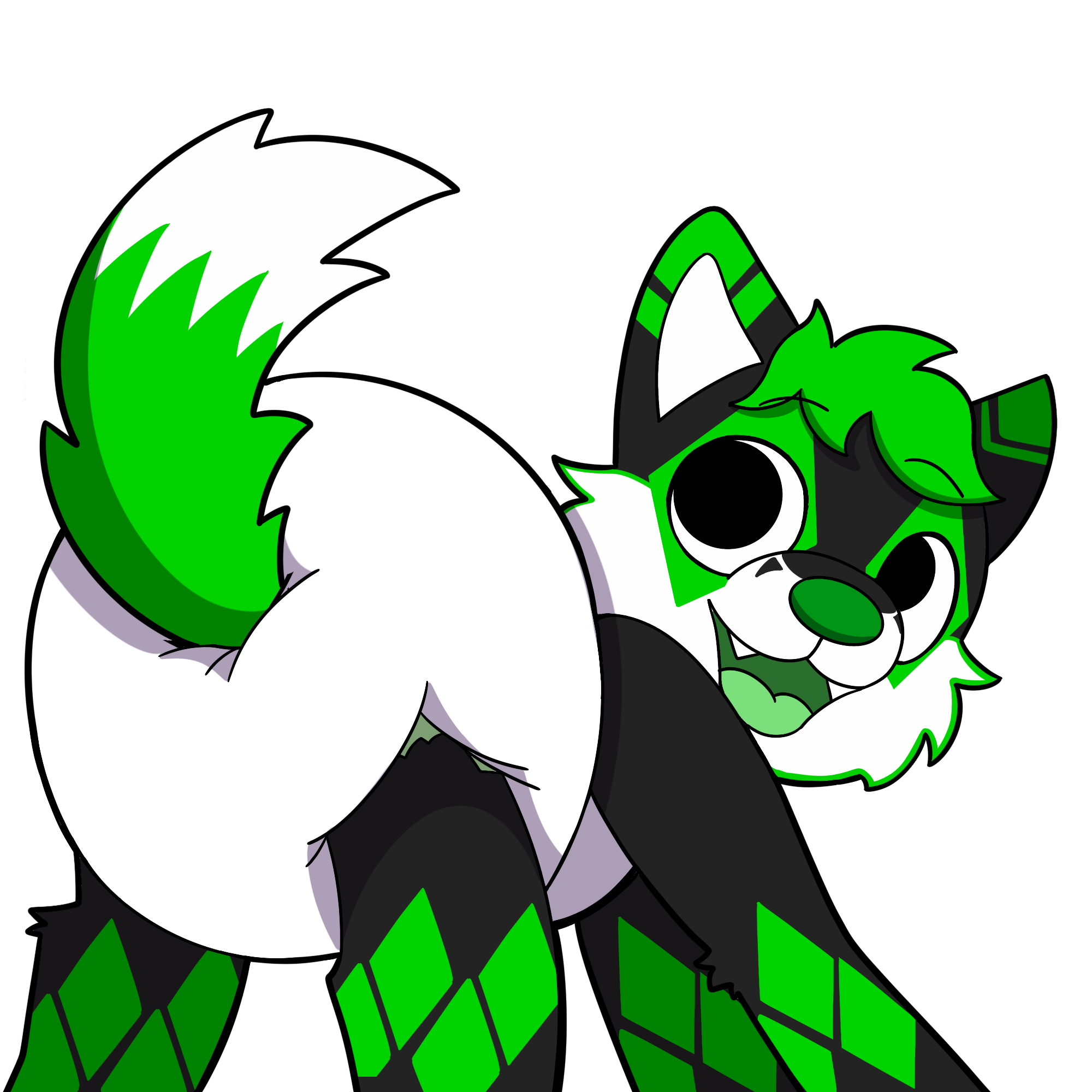 Diaper Butt Sticker