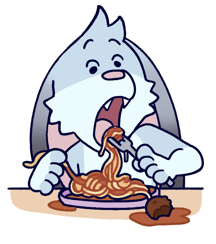 Eating Sticker