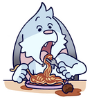 Eating Sticker