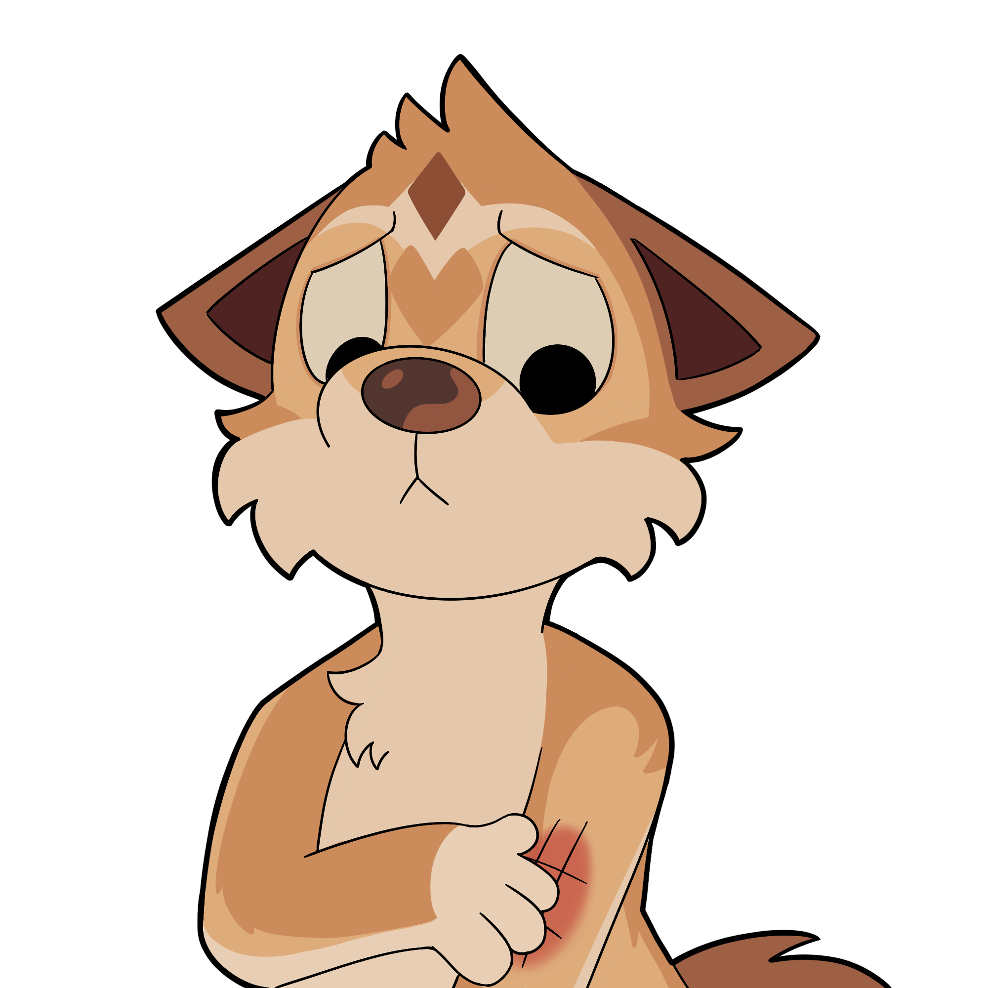 Hurt Sticker