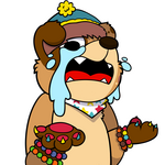 Crying Sticker