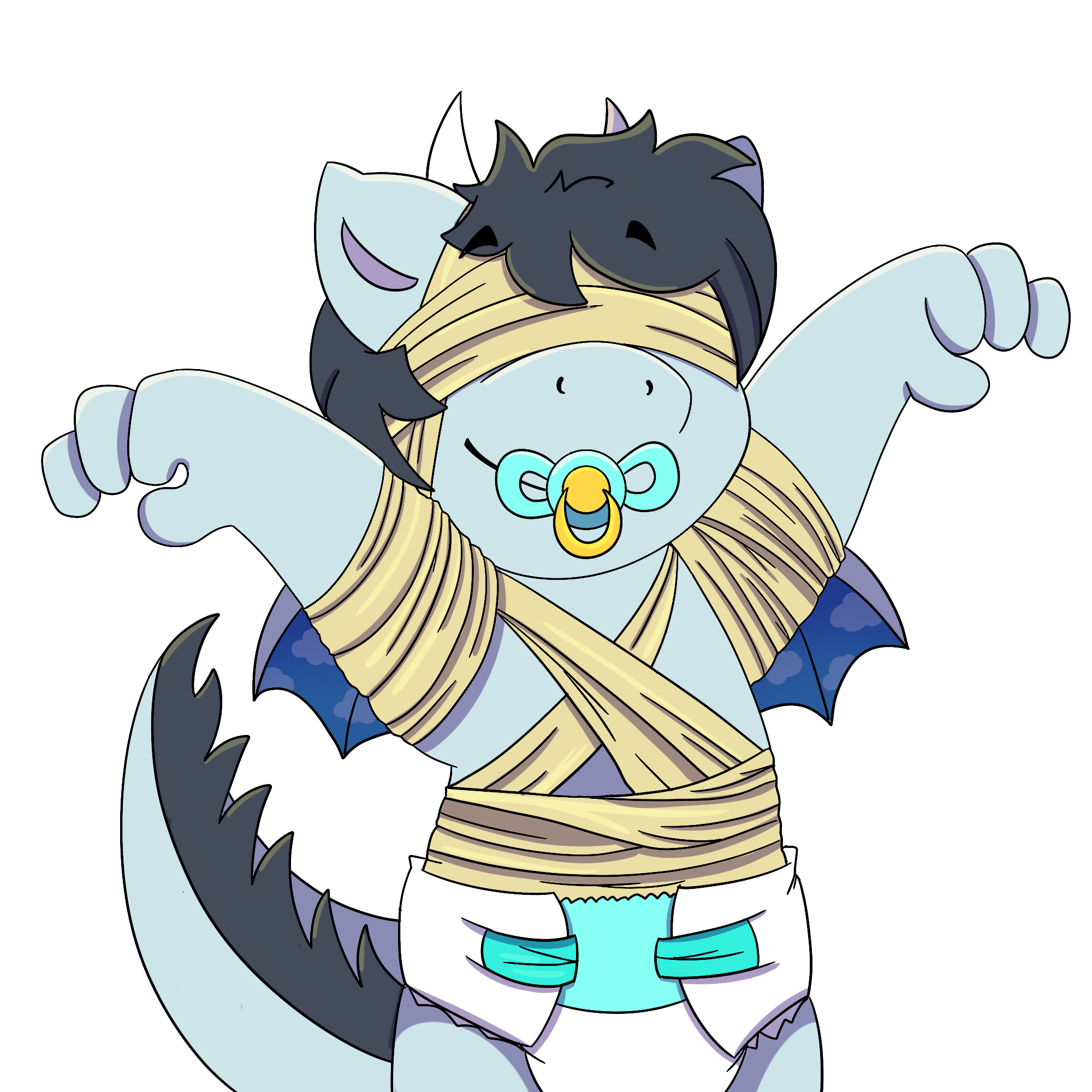 Mummy Sticker YCH_2132