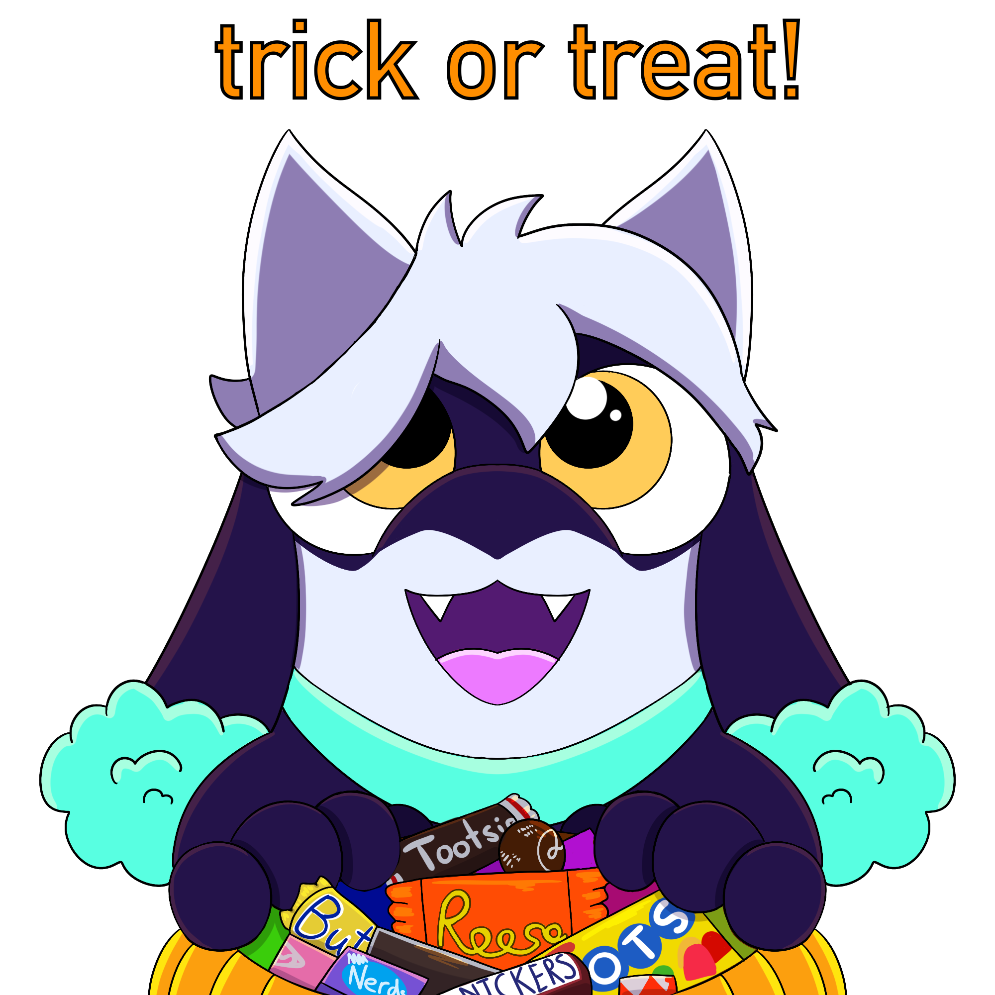 Trick or Treat Sticker YCH_2134
