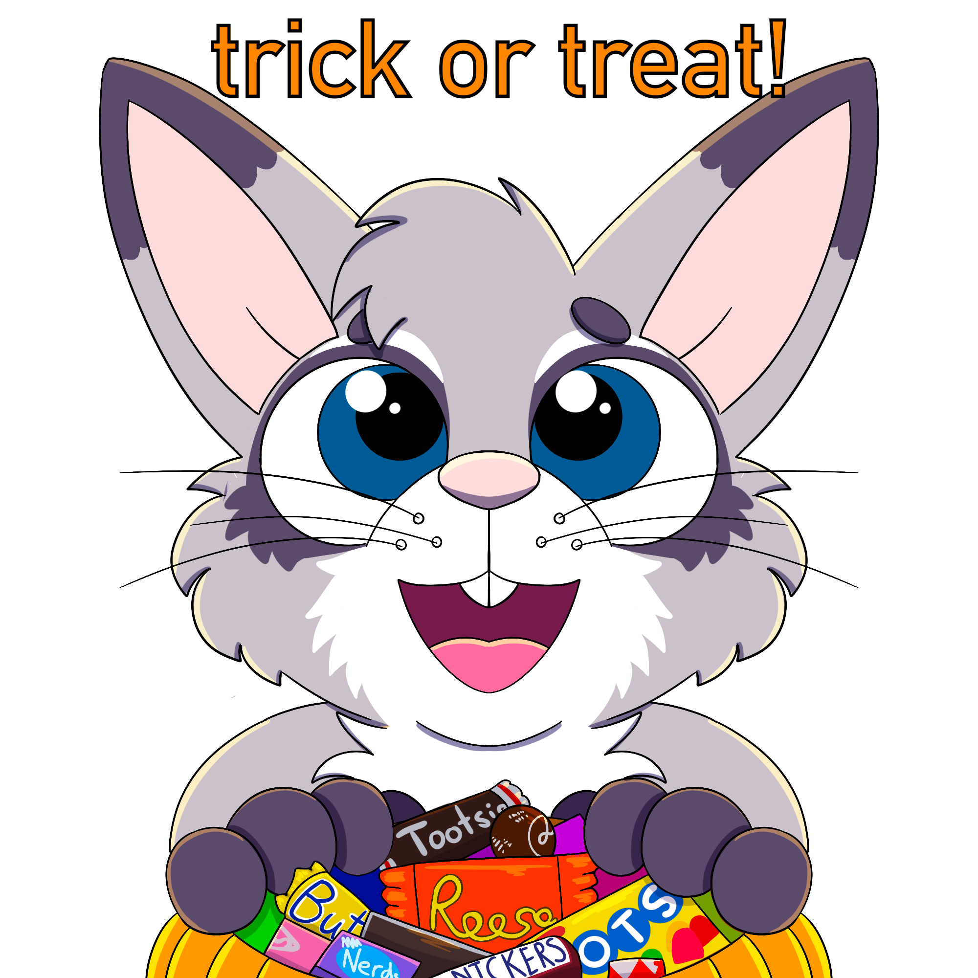 Trick or Treat Sticker YCH_2135
