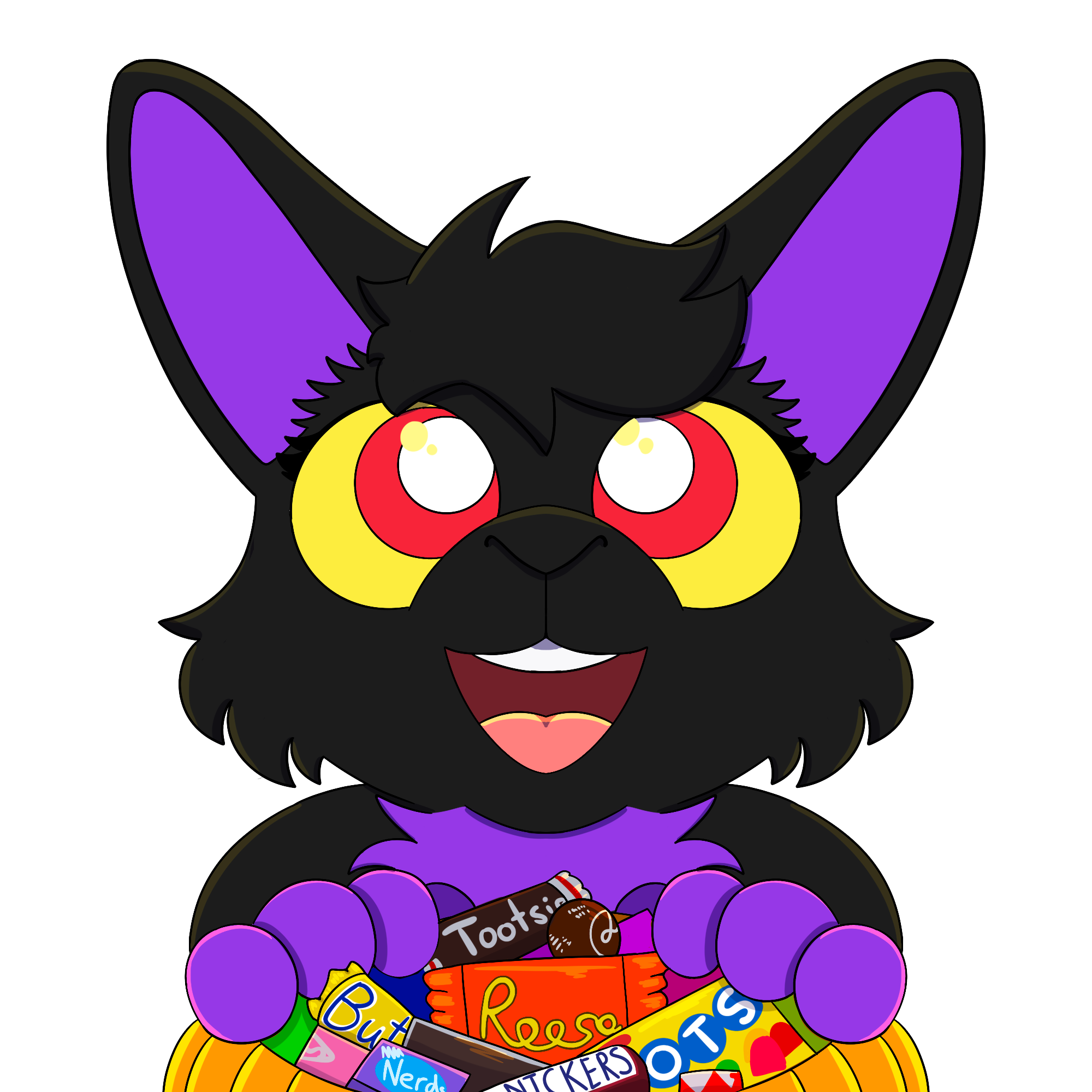 Trick or Treat Sticker YCH_2136