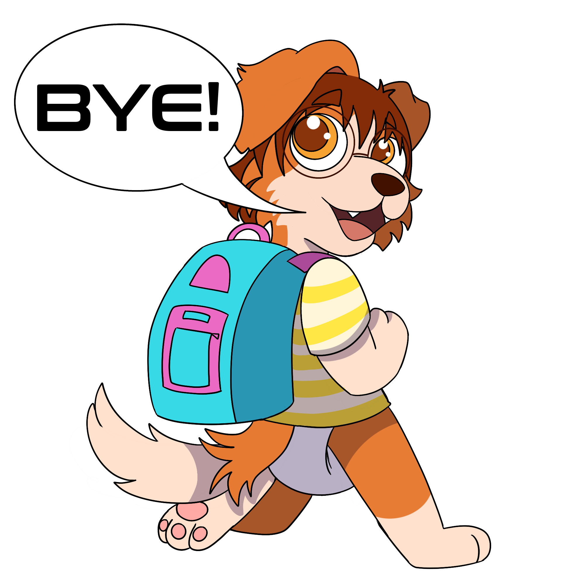 Bye Sticker YCH_2138