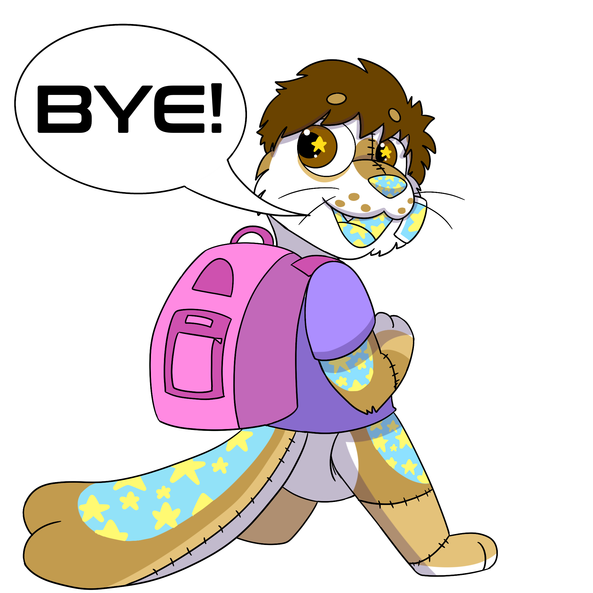 Bye Sticker YCH_2141