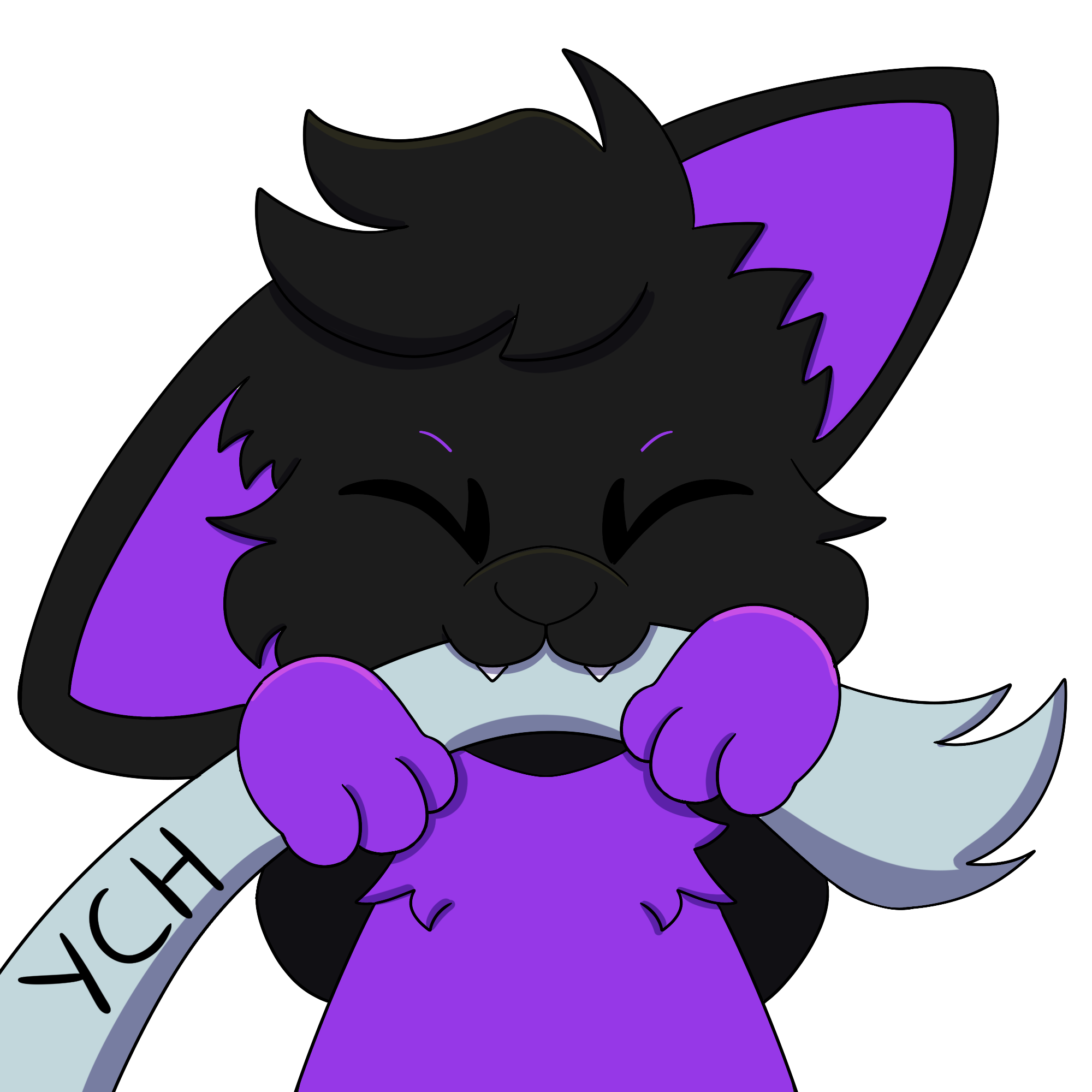 Tail Bite Sticker YCH_2156