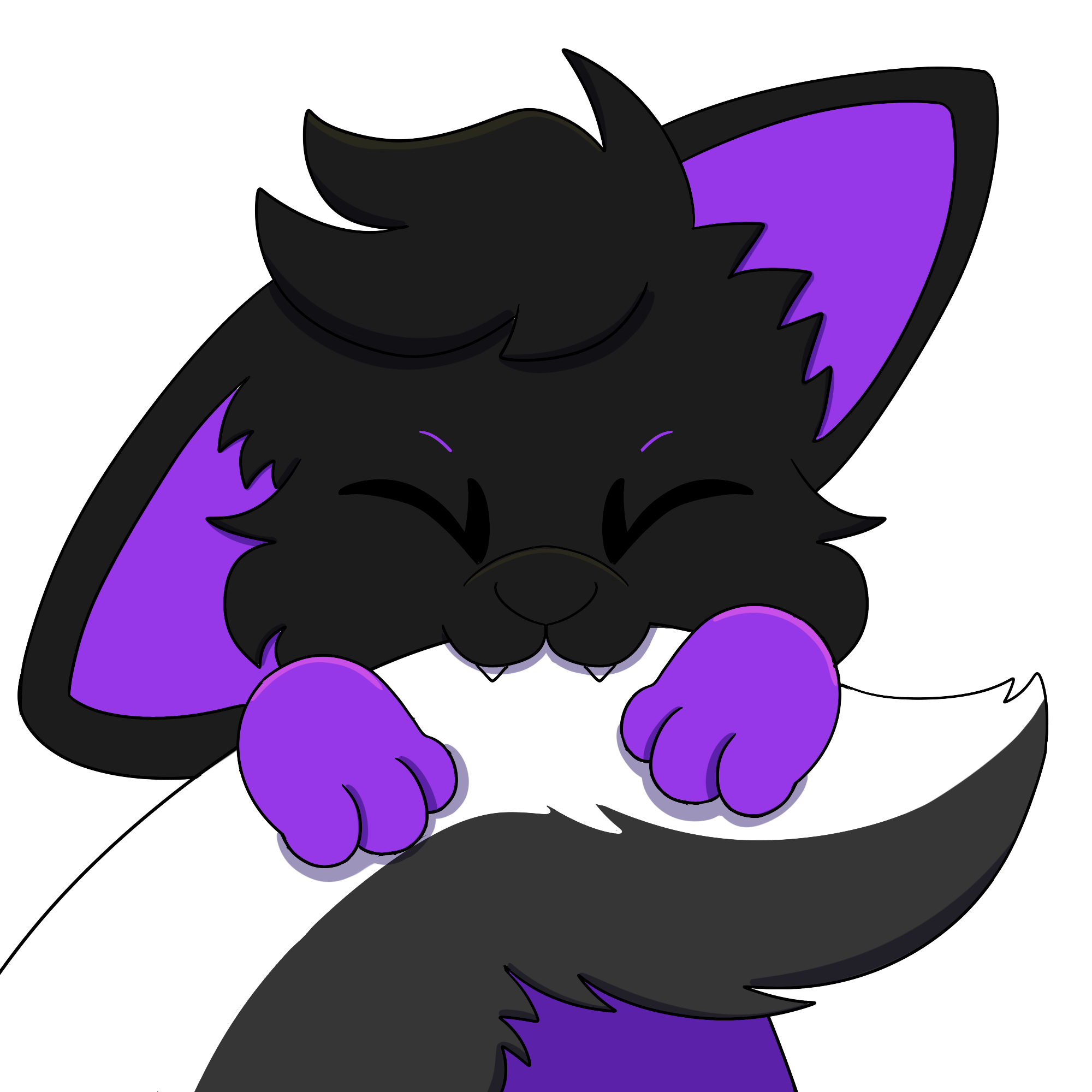 Tail Bite Sticker YCH_2157