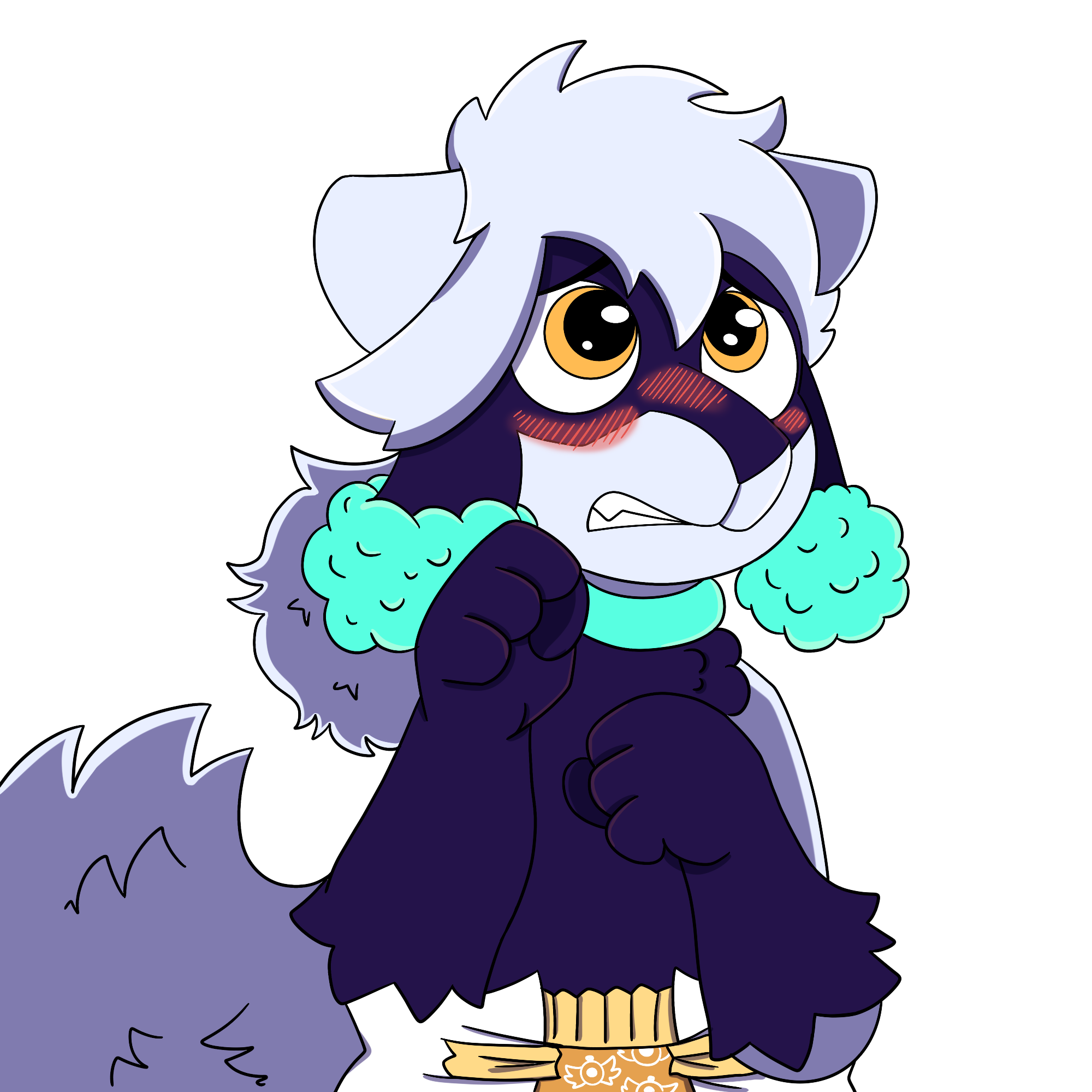 Shy Blush Sticker YCH_2189