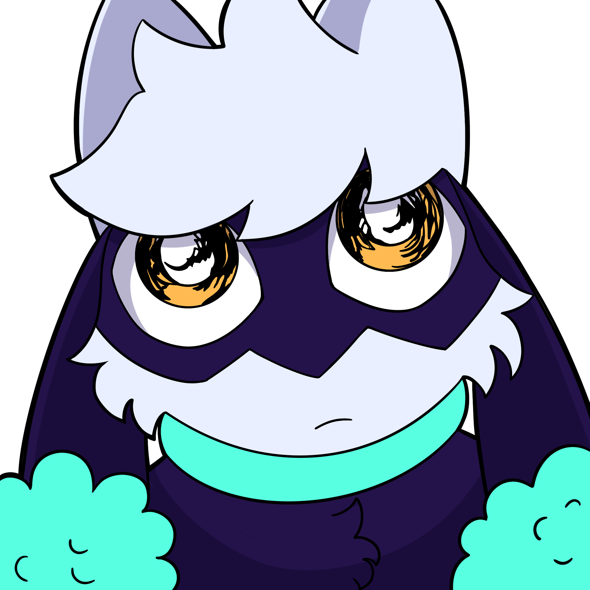 Cursed Stare Sticker YCH_2196