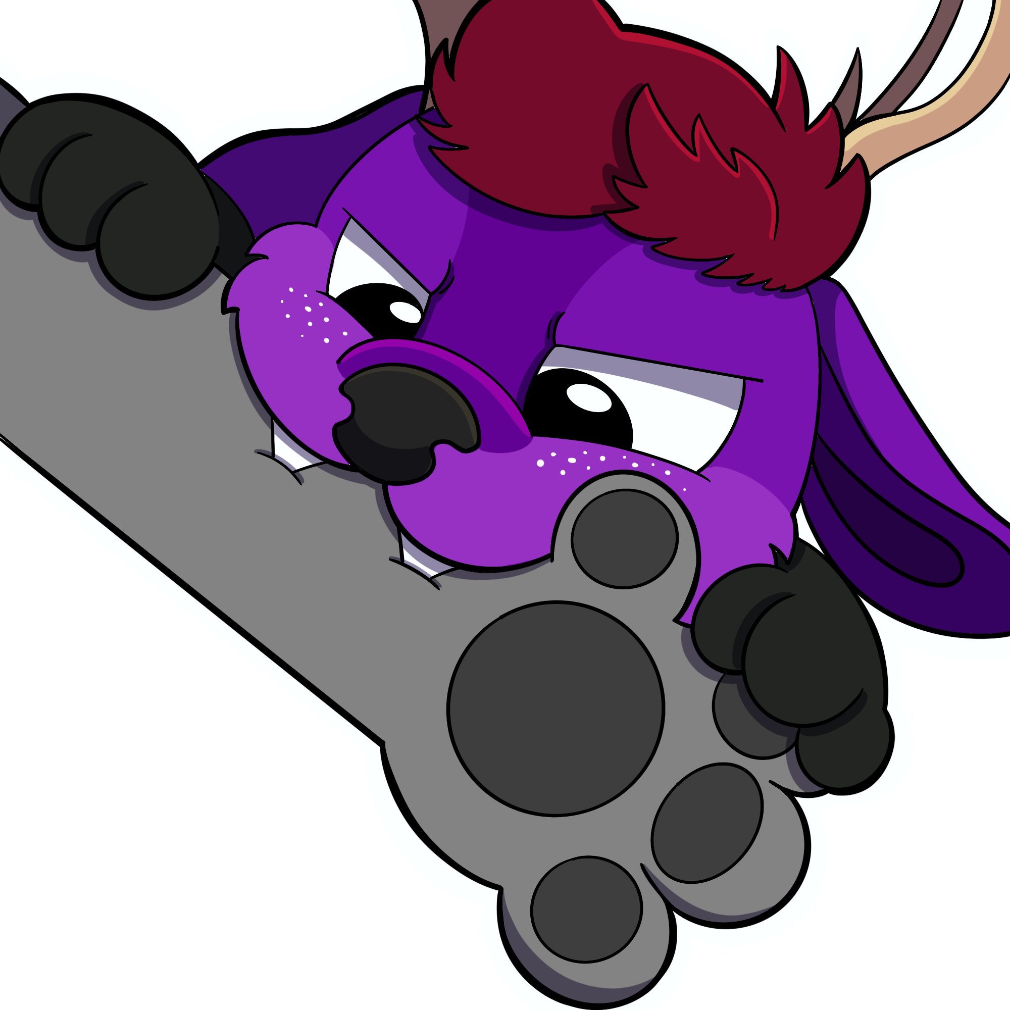 Arm Bite Sticker YCH