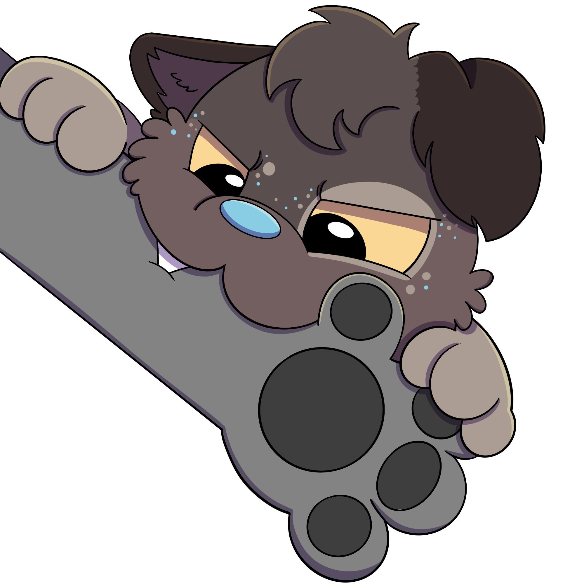 Arm Bite Sticker YCH_2204