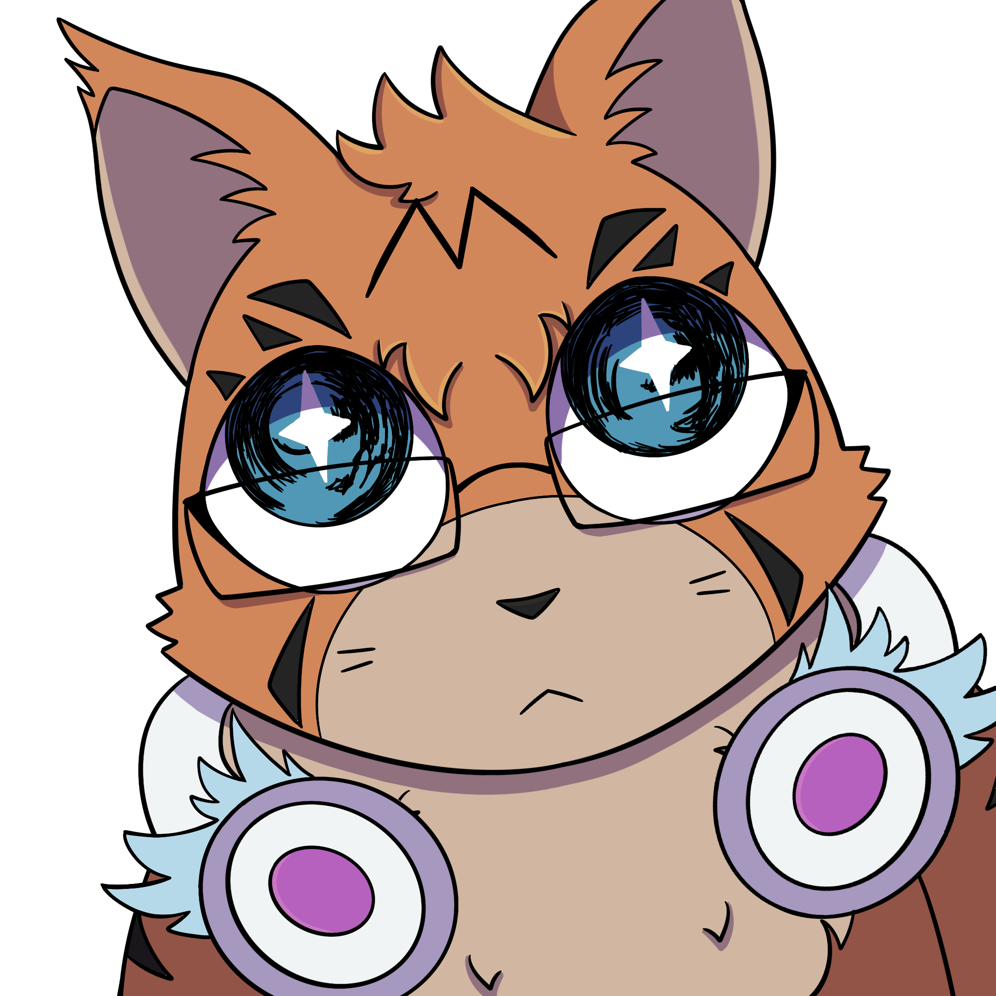 Cursed Stare Sticker YCH_2207