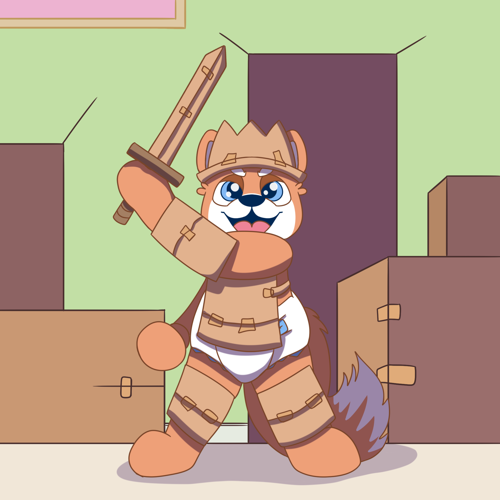 Cardboard Warrior_1297