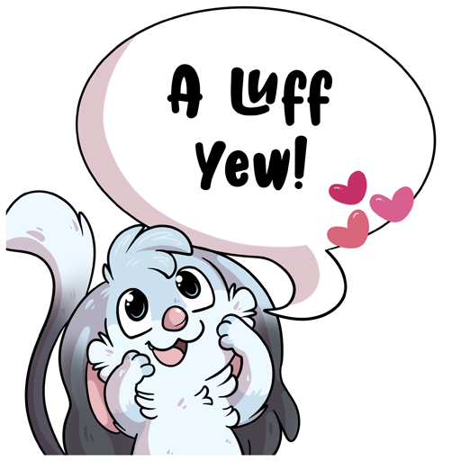 Luff Yew Sticker_1575