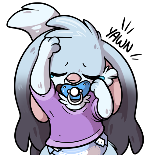 Yawn Sticker_1579