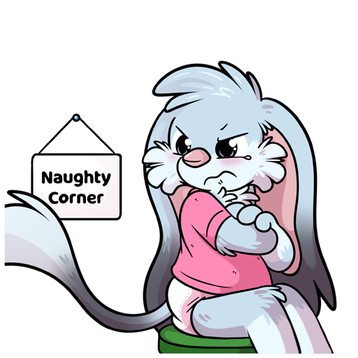 Naughty Corner Sticker_1586