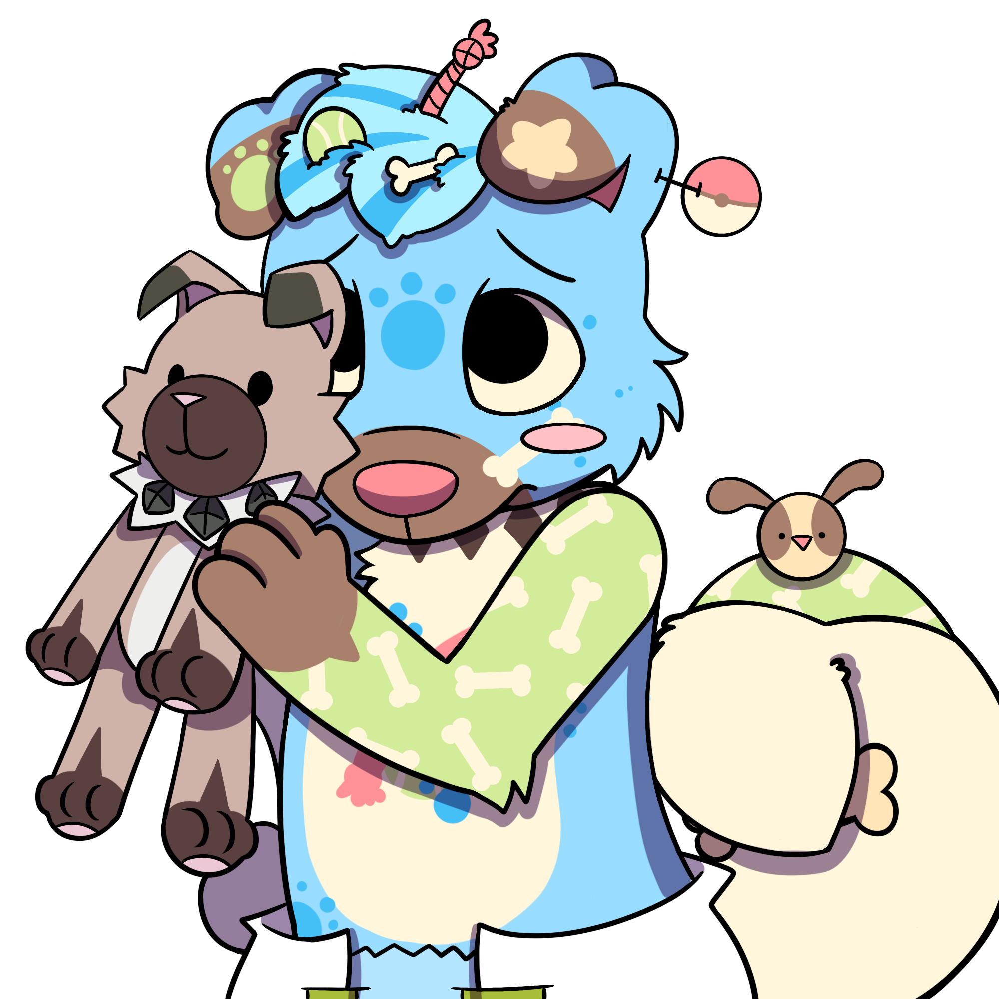 Plushie YCH Sticker_2010