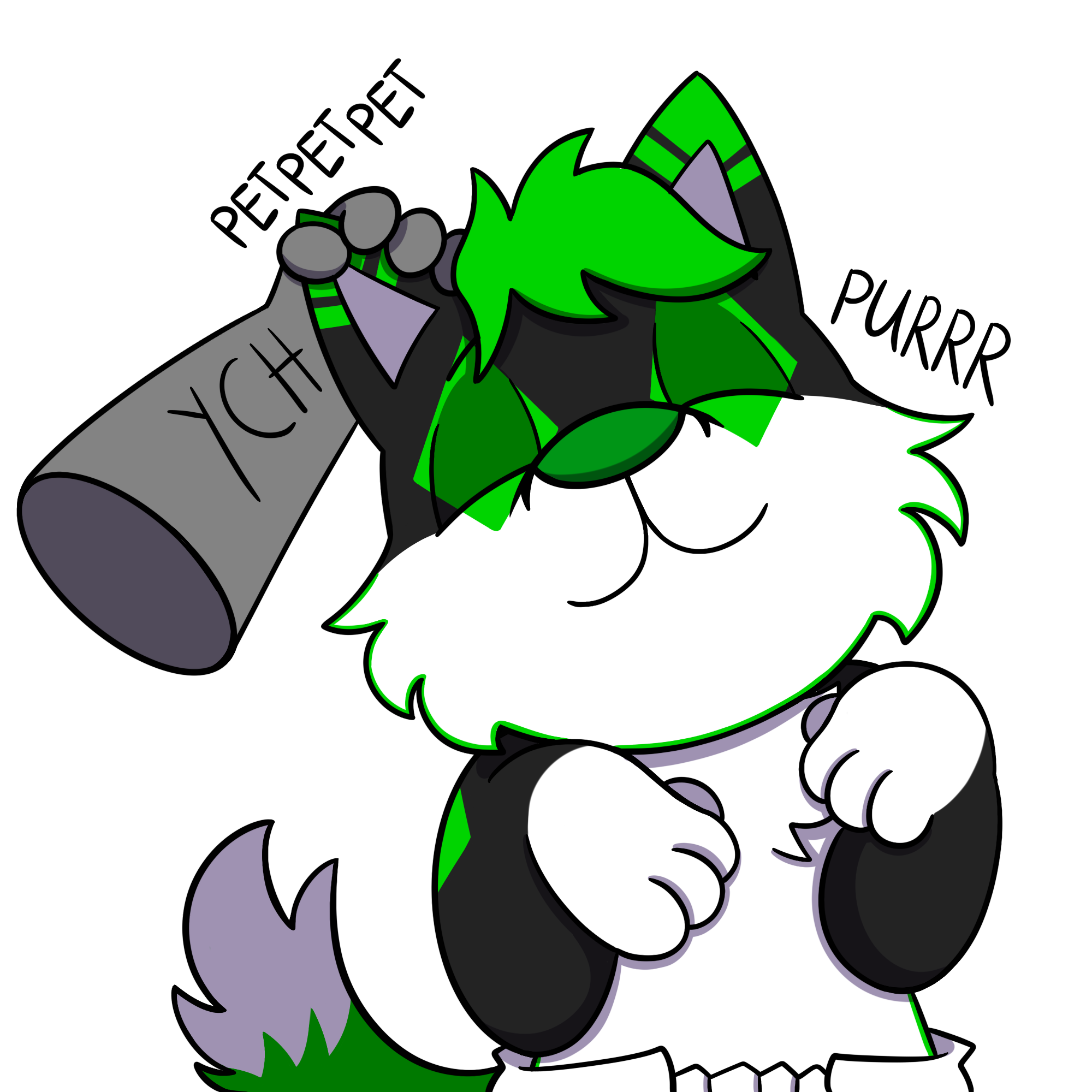 Petting YCH Sticker_2035